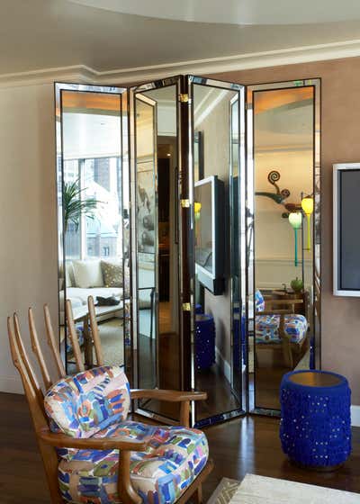  Eclectic Apartment Living Room. Museum Tower by Harry Heissmann Inc..