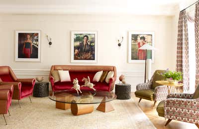  Eclectic Apartment Living Room. Manhattan I by Alexandra Loew, Inc..