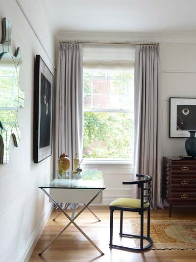  Eclectic Apartment Bedroom. Manhattan I by Alexandra Loew, Inc..