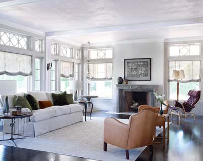 Beach Style Living Room. Hamptons I by Alexandra Loew, Inc..