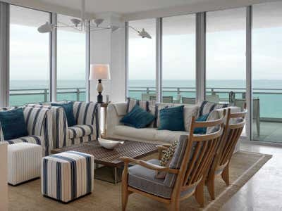  Modern Beach House Living Room. Chic Modern Oceanfront Penthouse  by Frank de Biasi Interiors.