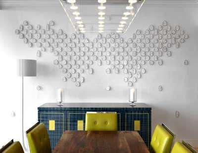  Modern Beach House Dining Room. Chic Modern Oceanfront Penthouse  by Frank de Biasi Interiors.