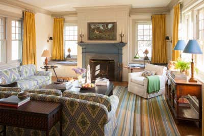  Bohemian Family Home Living Room. Delaware House by Brockschmidt & Coleman LLC.