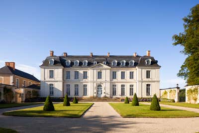  Traditional Country House Exterior. Château du Grand-Lucé by Timothy Corrigan, Inc..