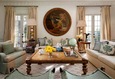  Traditional Family Home Living Room. Europe Meets California by Timothy Corrigan, Inc..