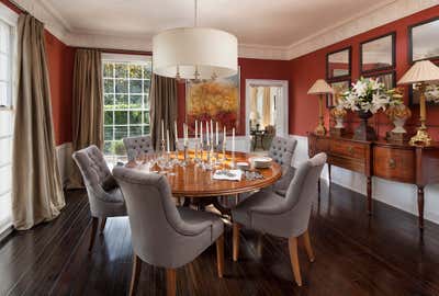  Traditional Family Home Dining Room. Europe Meets California by Timothy Corrigan, Inc..