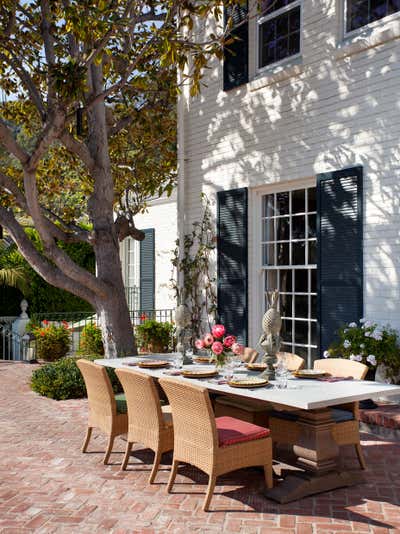  Traditional Family Home Exterior. Europe Meets California by Timothy Corrigan, Inc..
