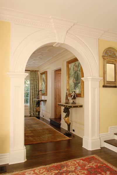  Traditional Family Home Entry and Hall. Georgian Colonial by Timothy Corrigan, Inc..