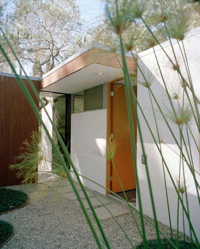  Mid-Century Modern Family Home Exterior. Neutra House LA by David Netto Design LLC.