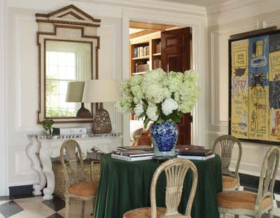  Traditional Family Home Dining Room. Nashville House by David Netto Design LLC.