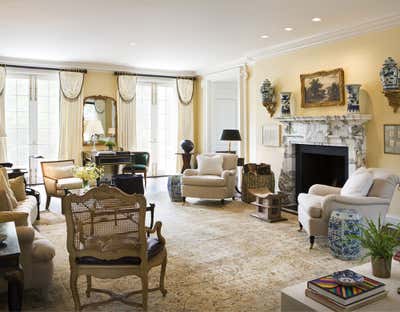  Traditional Family Home Living Room. Nashville House by David Netto Design LLC.