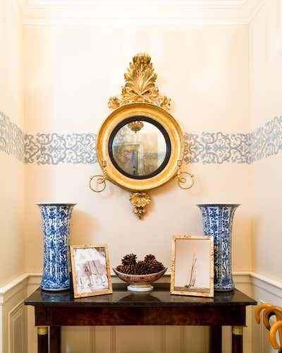 Traditional Family Home Entry and Hall. Fifth Ave. Pre-War by Sara Gilbane Interiors.