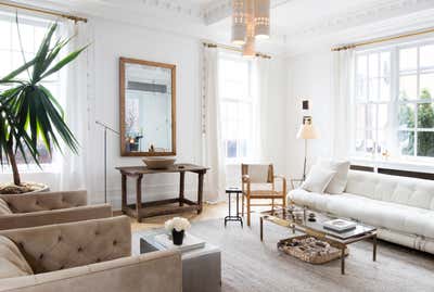 Contemporary Living Room. Manhattan Penthouse by Nate Berkus Associates.