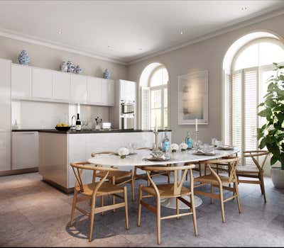  Contemporary Apartment Kitchen. Royal Pavilion by Ben Pentreath Ltd..