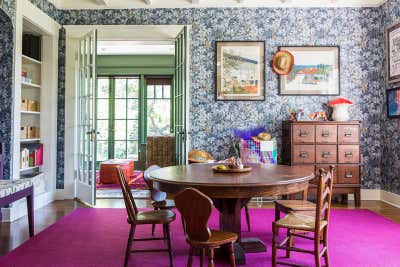  Eclectic Family Home Dining Room. Hollywood Hills by Reath Design.