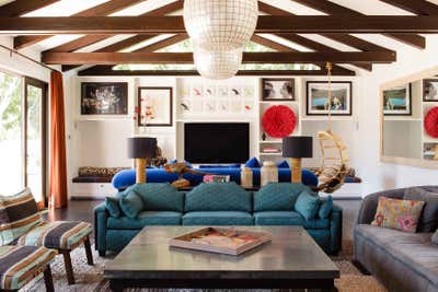  Mediterranean Family Home Living Room. Point Dume by Reath Design.