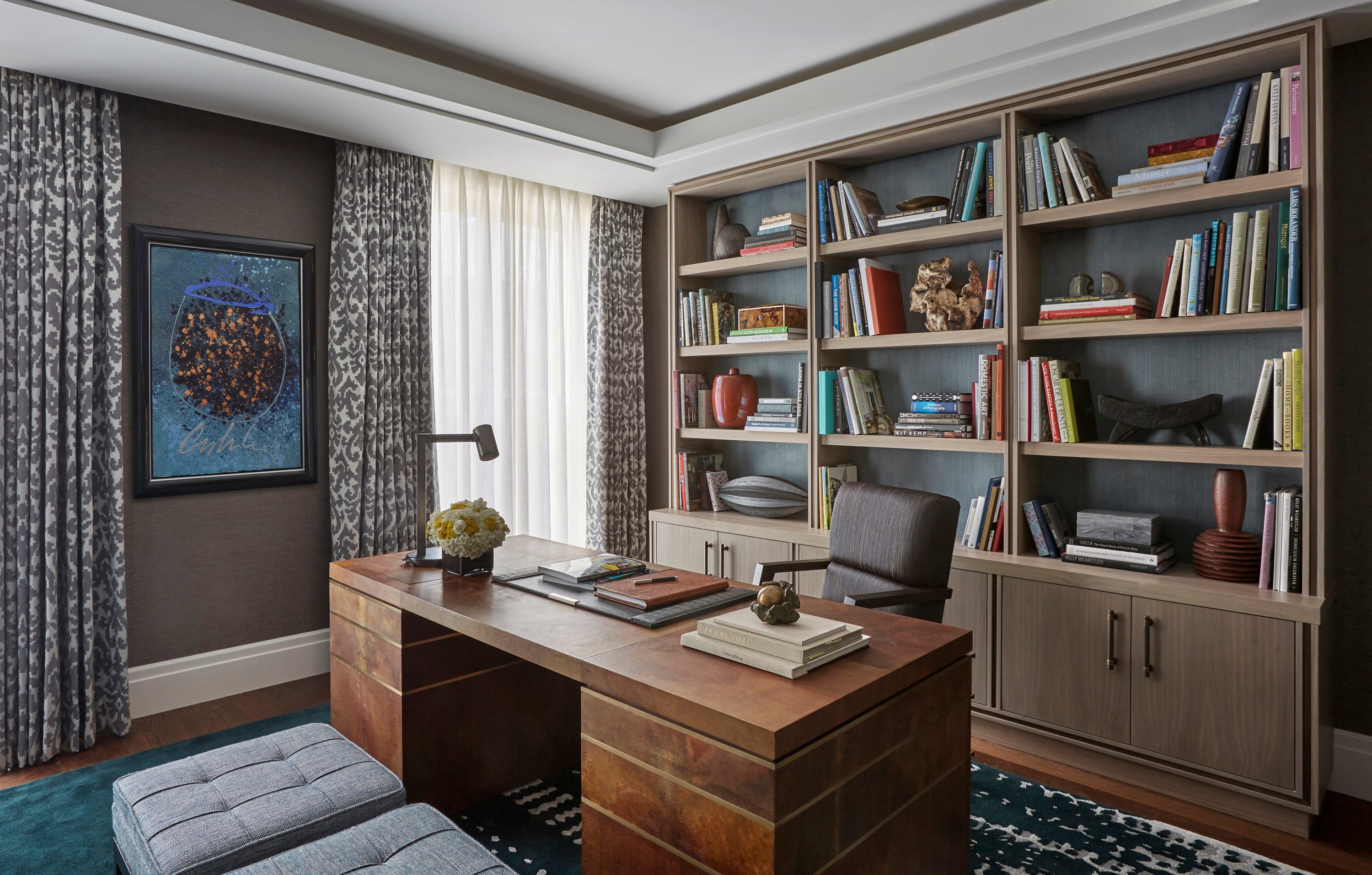 Office and Study by Helen Green Design (Allect Design Group) | 1stDibs