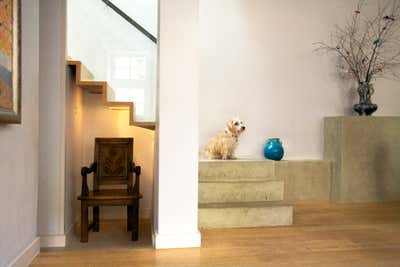  Contemporary Family Home Entry and Hall. A Pair of Mews Houses by Charles Rutherfoord LTD.