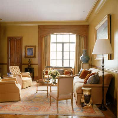  Traditional Family Home Living Room. Carnegie Hill Townhouse by Jayne Design Studio.