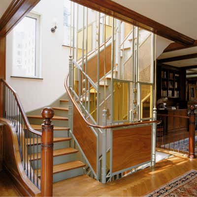  Traditional Family Home Entry and Hall. Carnegie Hill Townhouse by Jayne Design Studio.