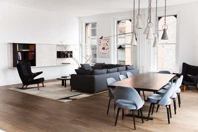  Contemporary Family Home Dining Room. Soho Loft by Ashe Leandro.