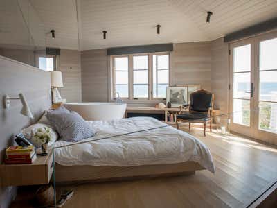  Contemporary Beach House Bedroom. Amagansett Beach House by David Netto Design LLC.