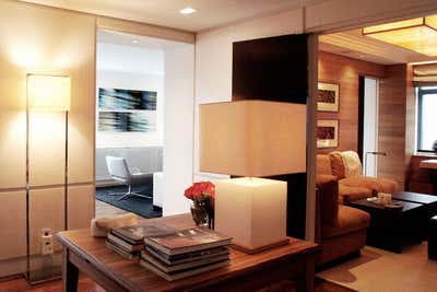  Modern Apartment Entry and Hall. Fifth Avenue Apartment by David Netto Design LLC.