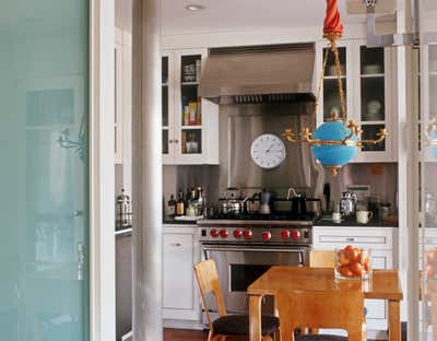  Traditional Apartment Kitchen. Greenwich Village Apartment by David Netto Design LLC.