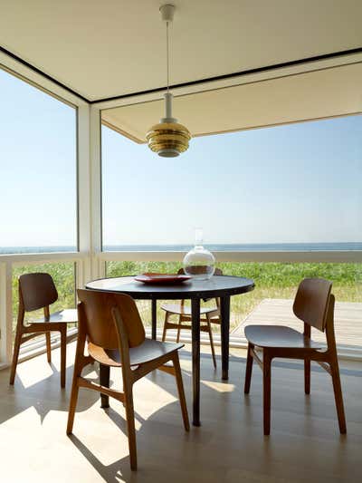  Contemporary Beach House Dining Room. Modernist Beach House by Robert Stilin.