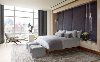  Contemporary Apartment Bedroom. Tribeca Triplex by Amy Lau Design.