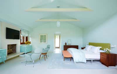 Contemporary Bedroom. East Hampton Retreat  by Amy Lau Design.