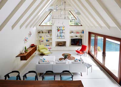  Contemporary Modern Living Room. East Hampton Retreat  by Amy Lau Design.