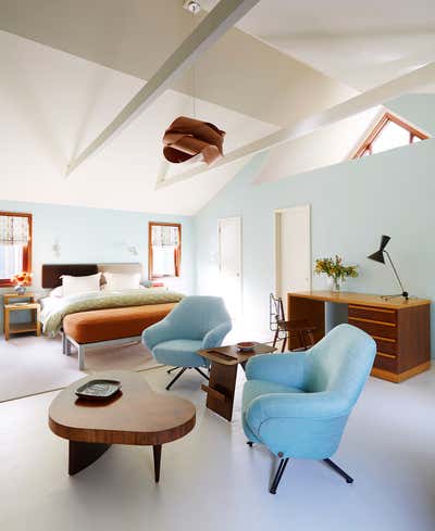 Contemporary Living Room. East Hampton Retreat  by Amy Lau Design.