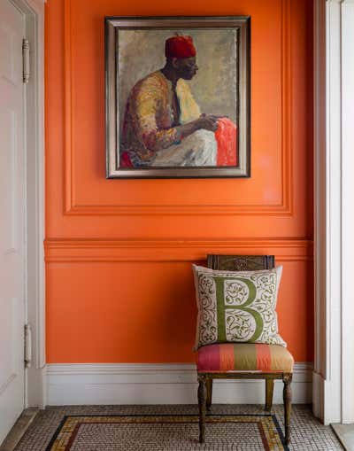  Eclectic Apartment Entry and Hall. Landmark Harlem Residence by Sheila Bridges Design, Inc.