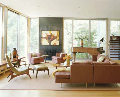  Contemporary Living Room. Kent Lake House by Amy Lau Design.