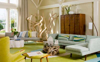  Contemporary Vacation Home Living Room. Bridgehampton Beach House by Amy Lau Design.