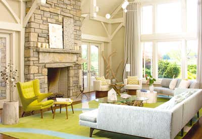  Contemporary Vacation Home Living Room. Bridgehampton Beach House by Amy Lau Design.