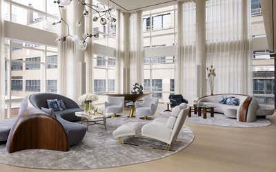  Contemporary Modern Apartment Living Room. Tribeca Triplex by Amy Lau Design.
