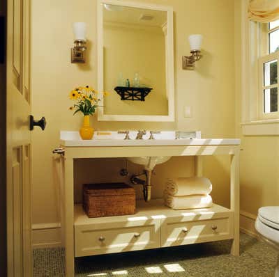  Traditional Family Home Bathroom. New Old House on the Water by Glenn Gissler Design.