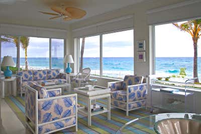  Beach Style Beach House Living Room. Chic Beach Sanctuary by Jan Showers & Associates.