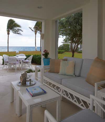  Beach Style Beach House Patio and Deck. Chic Beach Sanctuary by Jan Showers & Associates.