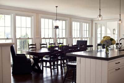  Farmhouse Country House Dining Room. Litchfield Farmhouse by Marcia Tucker Interiors.