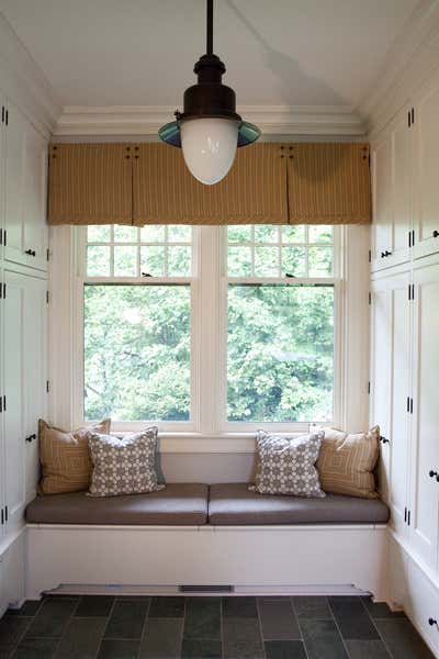  Transitional Family Home Entry and Hall. Waterfront House by Marcia Tucker Interiors.