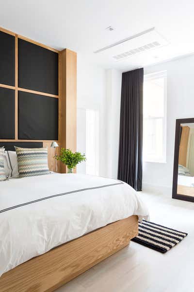  Modern Apartment Bedroom. Wall Street Pied-a-Terre by Marcia Tucker Interiors.