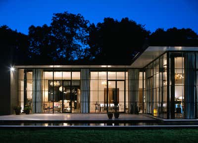  Modern Country House Exterior. Glass House by Michael Haverland Architect.