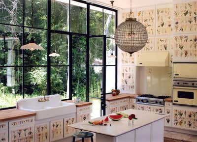 Modern Country House Kitchen. Glass House by Michael Haverland Architect.