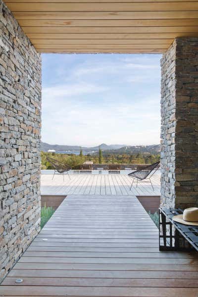  Contemporary Family Home Patio and Deck. House in Corsica by Jean-Louis Deniot.