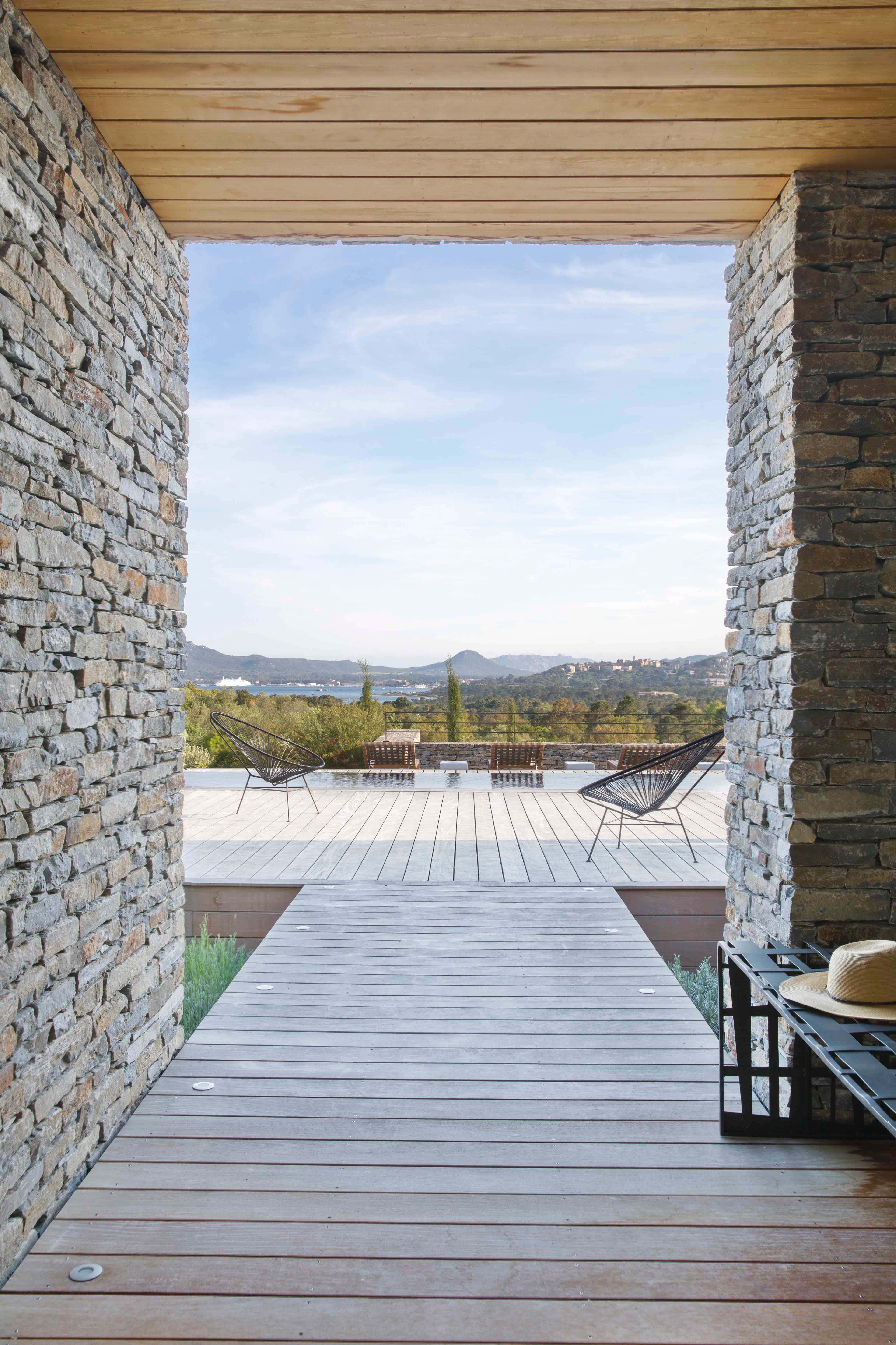 Contemporary Patio and Deck