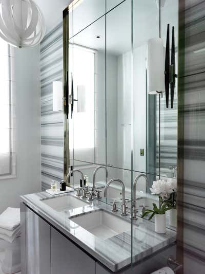  Modern Apartment Bathroom. 5th Avenue Apartment by Jean-Louis Deniot.