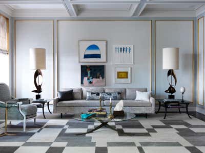  Modern Apartment Living Room. 5th Avenue Apartment by Jean-Louis Deniot.